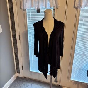 Christopher & Banks‎ Lightweight Cardigan SZ LG Brown